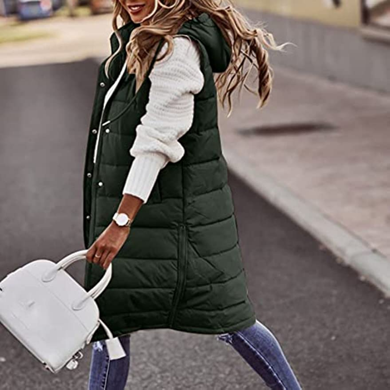 Outdoor Lighting Jersey - Long with Hood Outdoor Vest Down