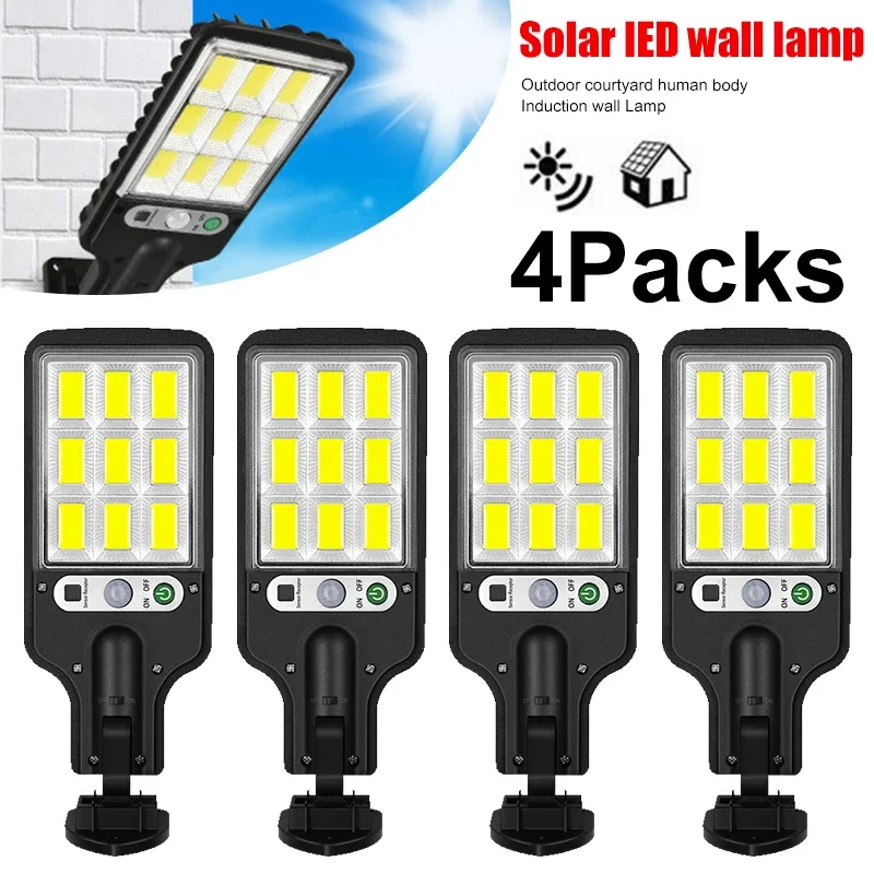 Outdoor Lighting Quality - Powerful LED Solar Outdoor Courtyard Wall