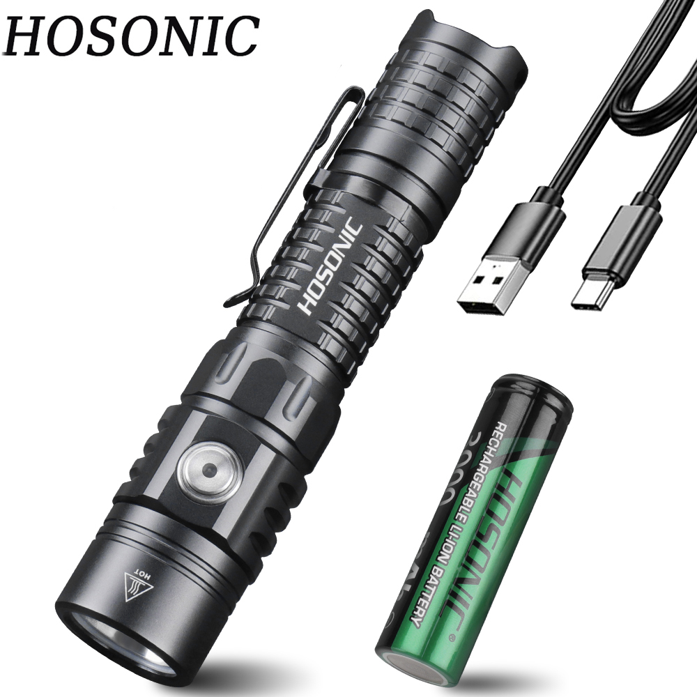 Outdoor Lighting Switch - HOSONIC EC16 EDC Flashlight 1750LM Ultra