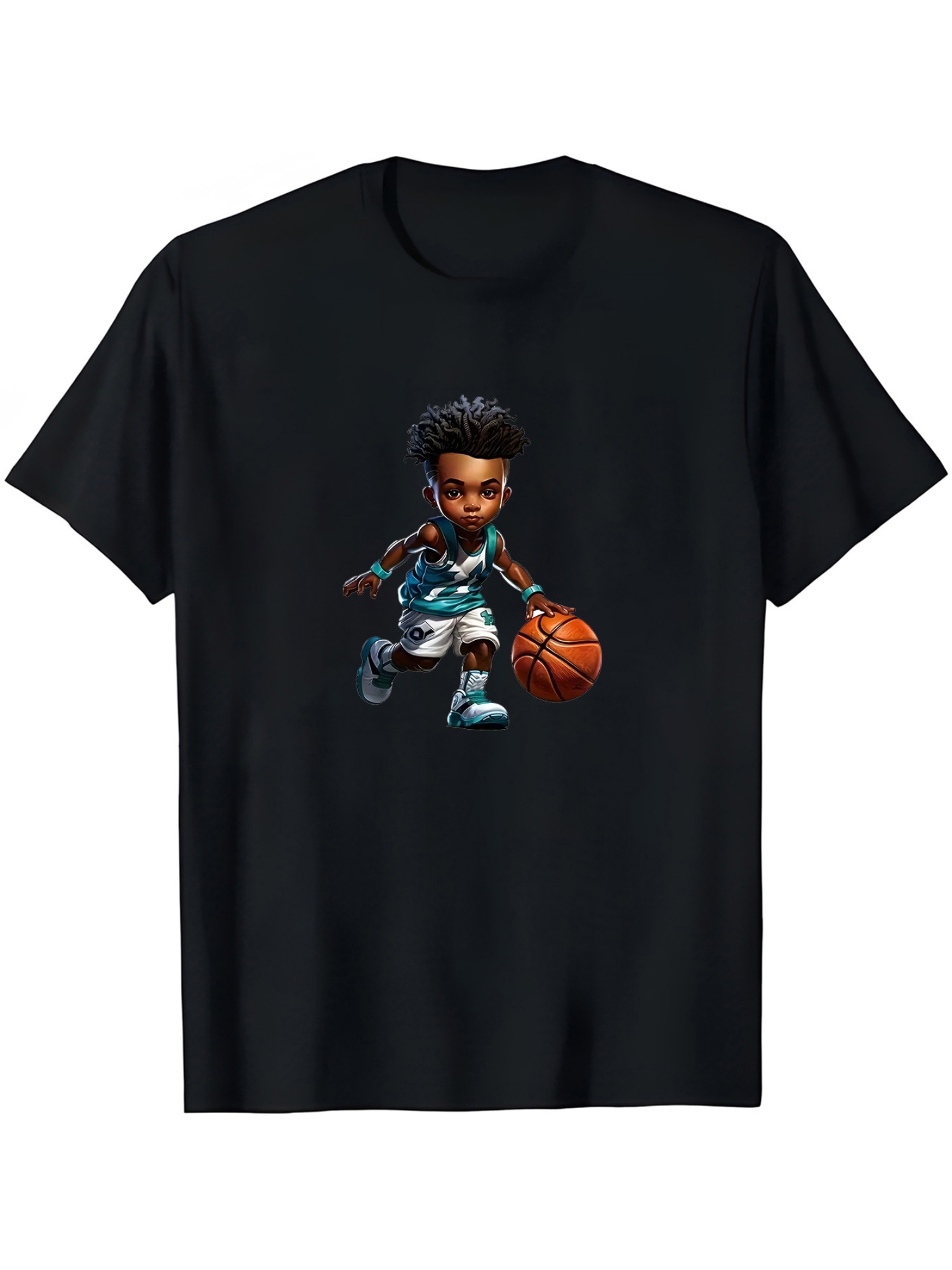 Outdoor Lighting Jersey - Men'S Basketball Graphic T-Shirt - Loose