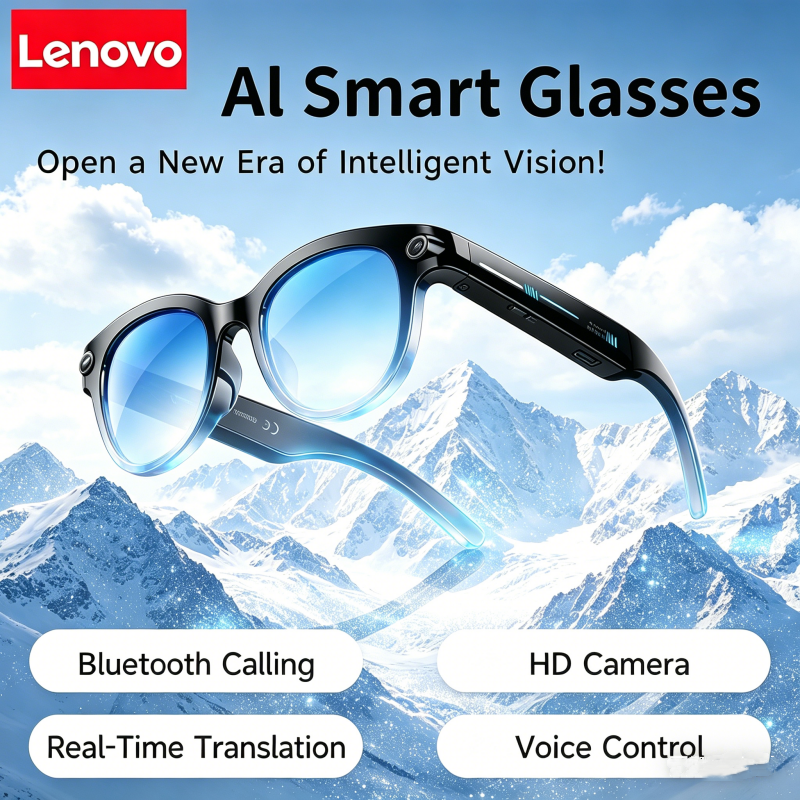 Outdoor Lighting And Camera - Lenovo AI Smart Glasses 8K HD