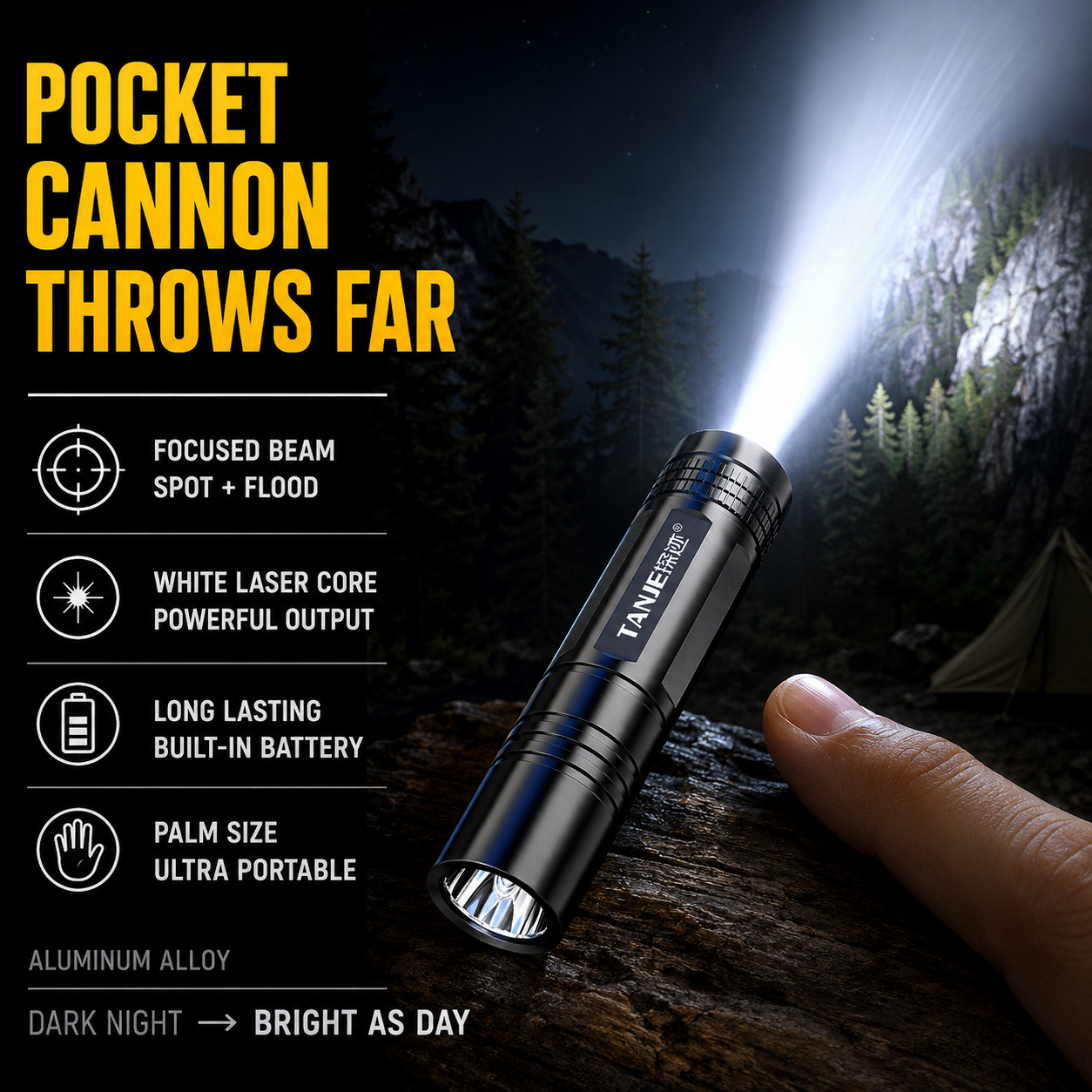 Outdoor Lighting Guide - Outdoor Flashlight Small Mini Lighting Strong