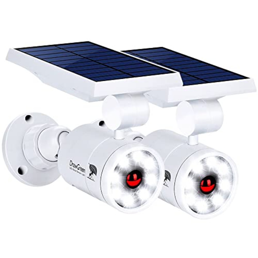 Outdoor Lighting And Camera - Aluminum Solar Motion Sensor Lights Outdoor