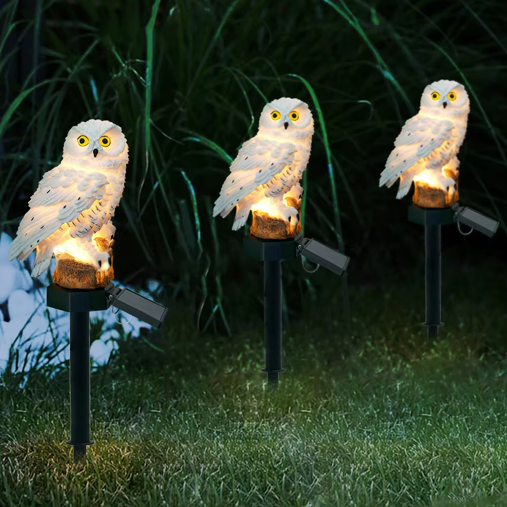 Solar light owl animal sculptu - Outdoor Lighting Effects recensione e prezzo