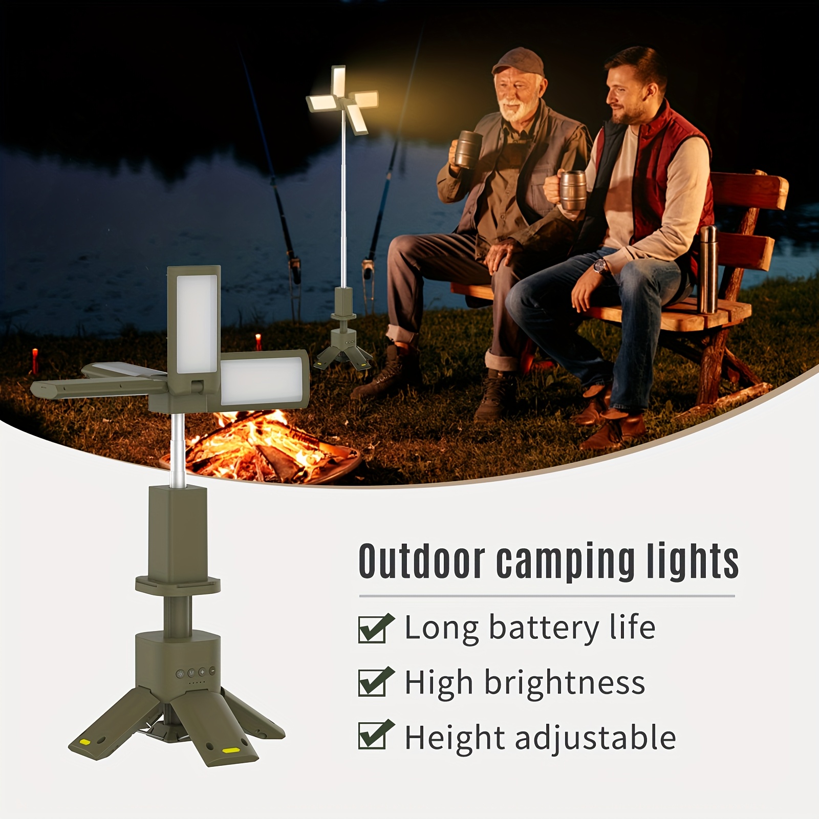 Camping Lantern, 14000mAh Rech - Outdoor Lighting Switch recensione e prezzo