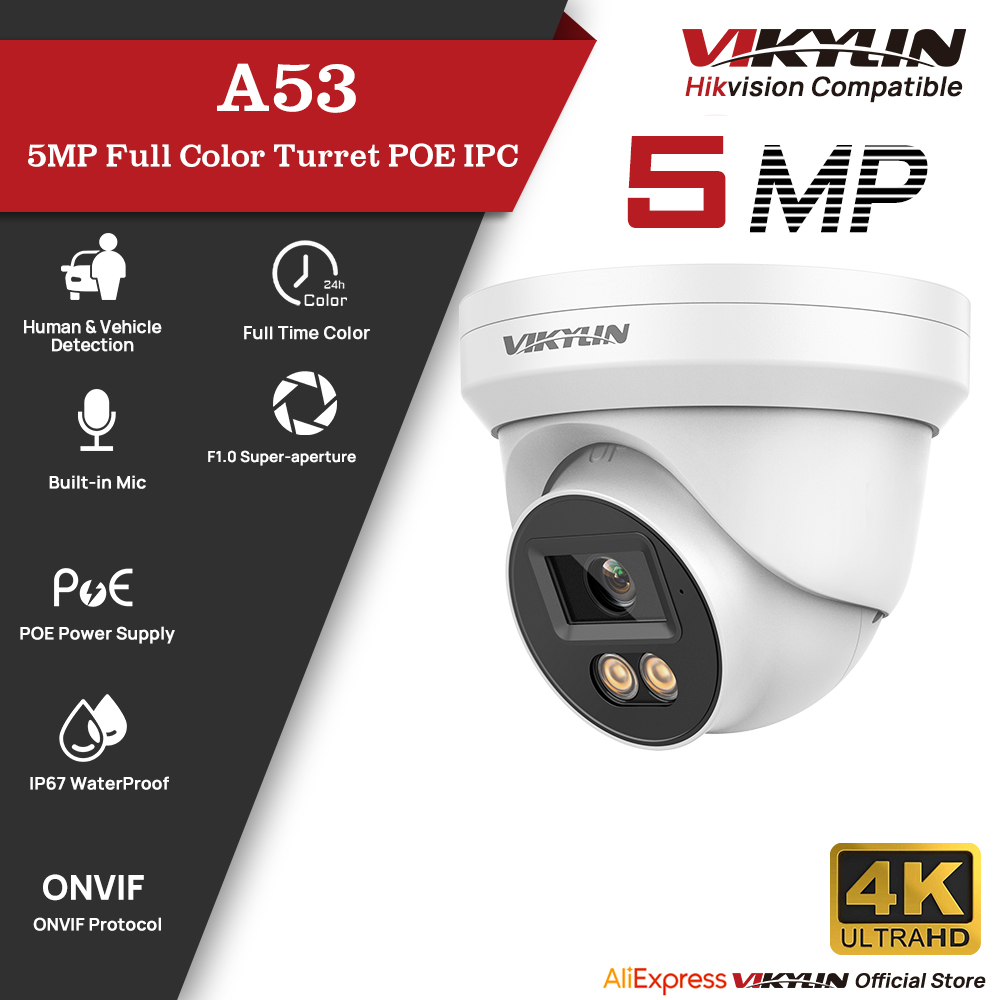 VIKYLIN 5MP Full Color Night V - Outdoor Lighting Mains Powered recensione e prezzo