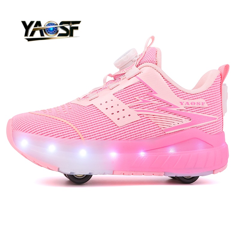 Kids 4-Wheel LED Light Up Shoe - Outdoor Lighting Effects recensione e prezzo