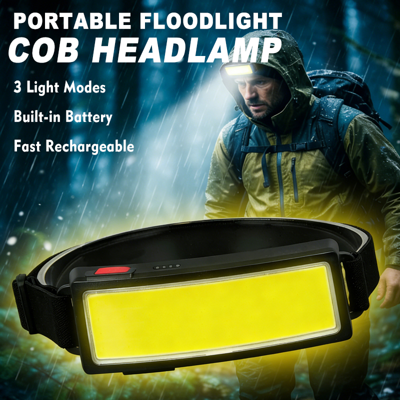 Powerful COB LED Headlamp 4 Li - Outdoor Lighting Guide recensione e prezzo