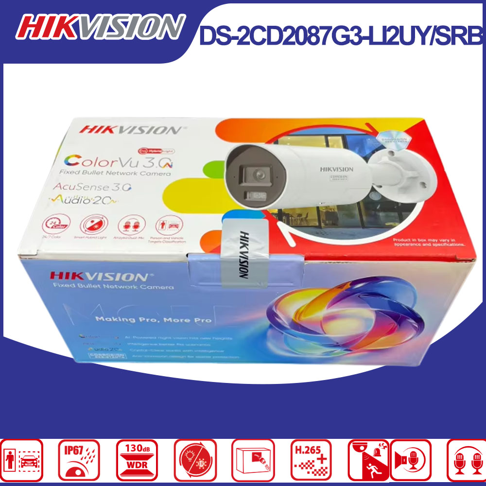 Hikvision DS-2CD2087G3-LI2UY/S - Outdoor Lighting Mains Powered recensione e prezzo