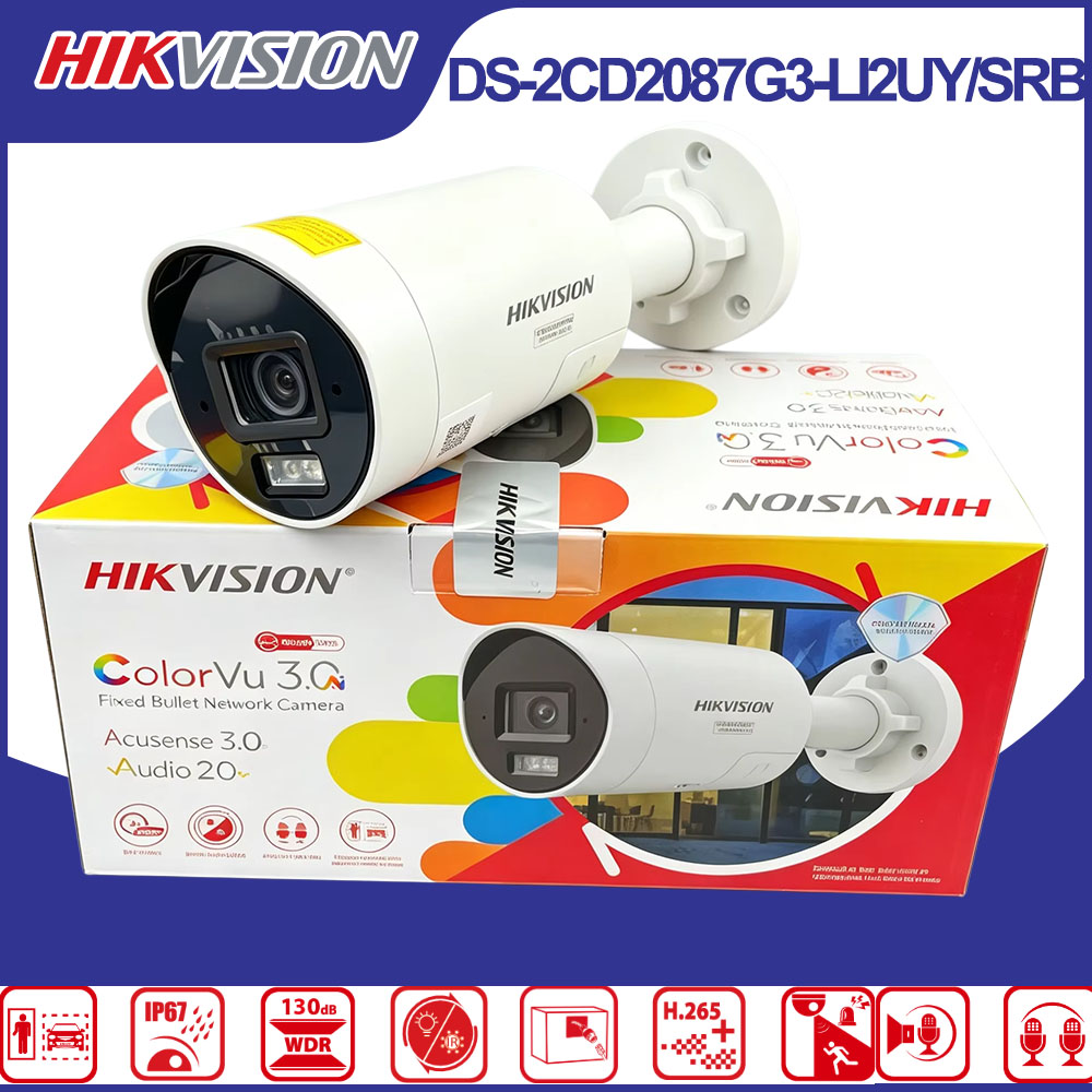 Hikvision DS-2CD2087G3-LI2UY/S - Outdoor Lighting Mains Powered recensione e prezzo