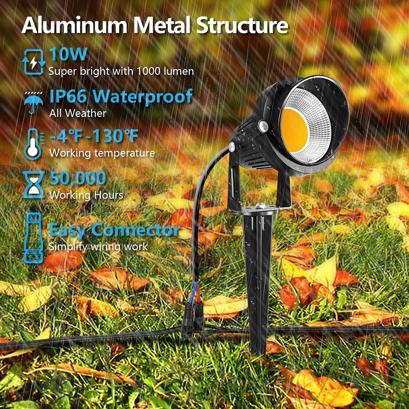 10W LED Landscape Lights with  - Outdoor Lighting Landscape recensione e prezzo