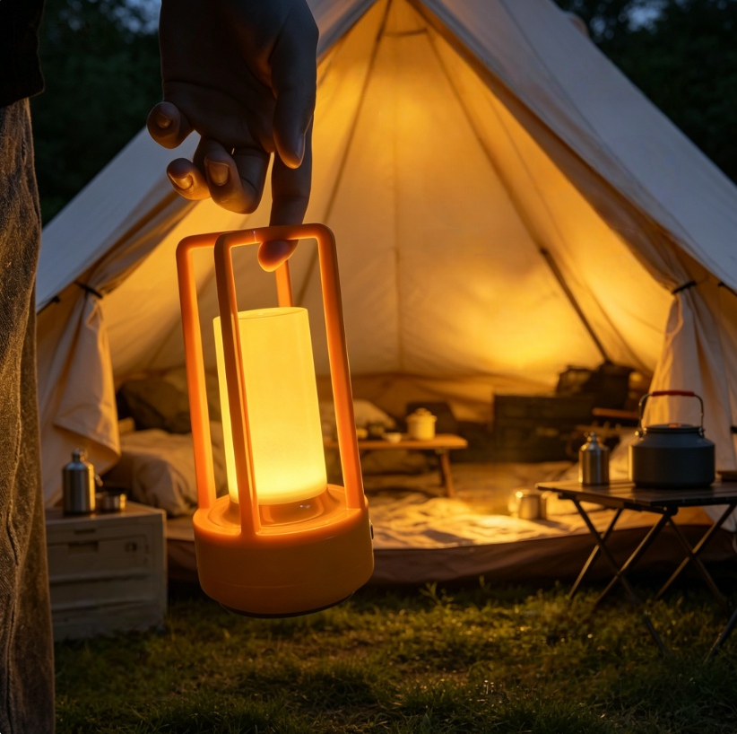 Modern Orange Cage Table Lamp  - Outdoor Lighting Lamps recensione e prezzo