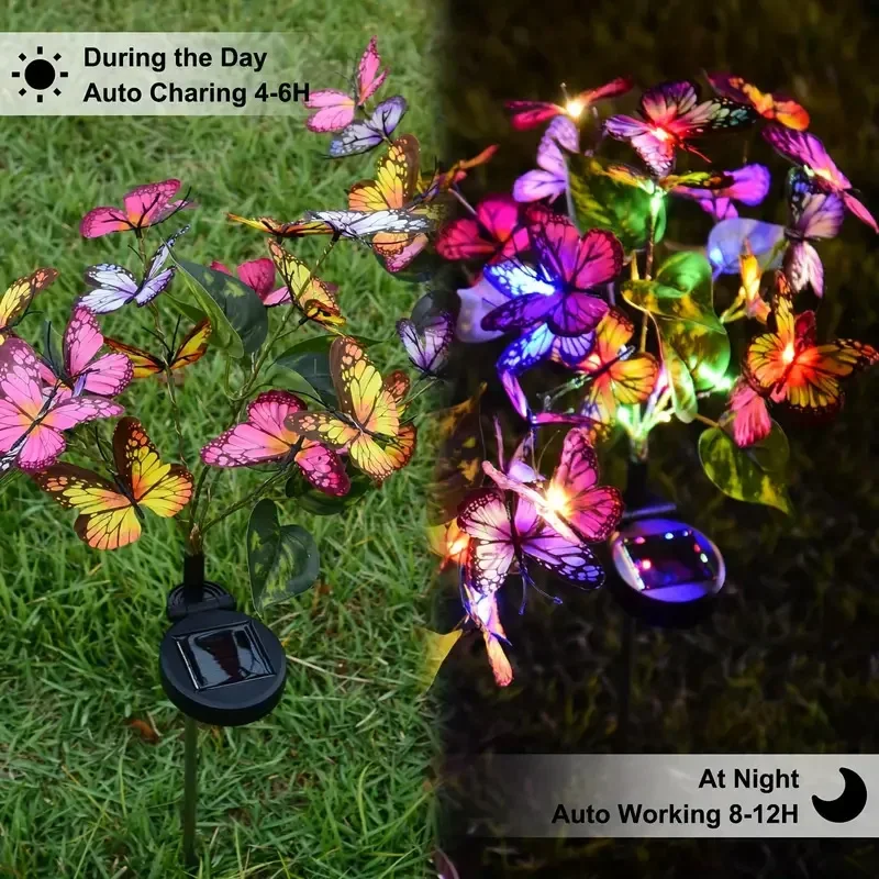 Solar LED Butterfly Garden Lig - Outdoor Lighting Effects recensione e prezzo