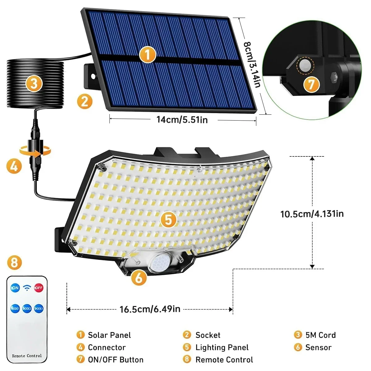 234LED Solar Outdoor Lights Mo - Outdoor Lighting Lamps recensione e prezzo