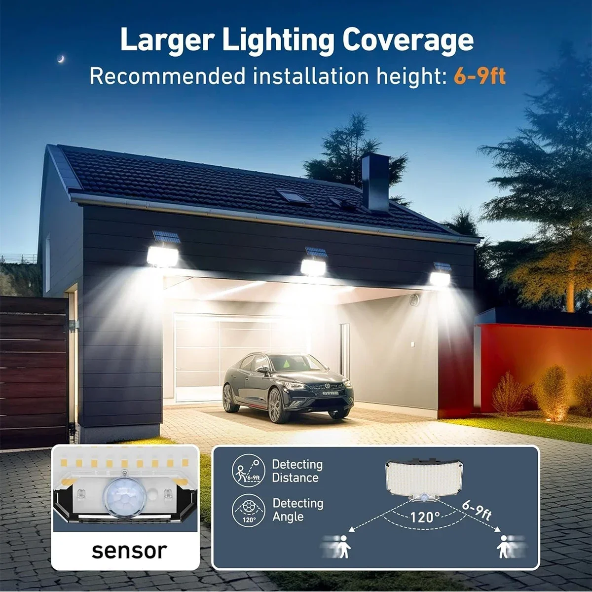 234LED Solar Outdoor Lights Mo - Outdoor Lighting Lamps recensione e prezzo