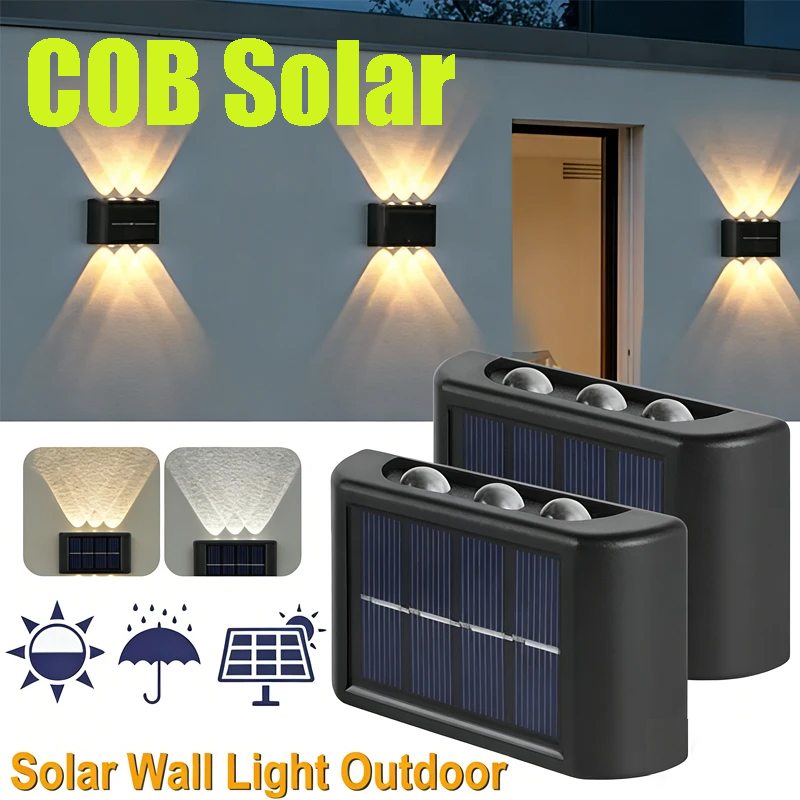 COB Solar Wall Lamp Outdoor Wa - Outdoor Lighting Quality recensione e prezzo
