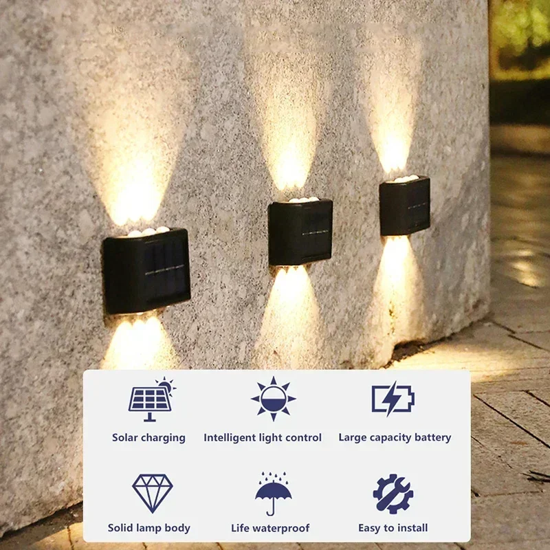 COB Solar Wall Lamp Outdoor Wa - Outdoor Lighting Quality recensione e prezzo