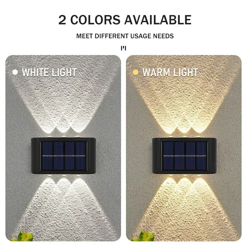 COB Solar Wall Lamp Outdoor Wa - Outdoor Lighting Quality recensione e prezzo
