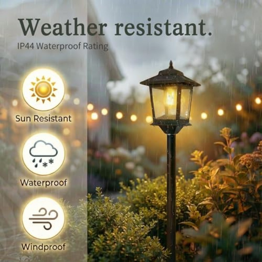 Outdoor Solar Post Lights, 2-P - Outdoor Lighting Lamps recensione e prezzo