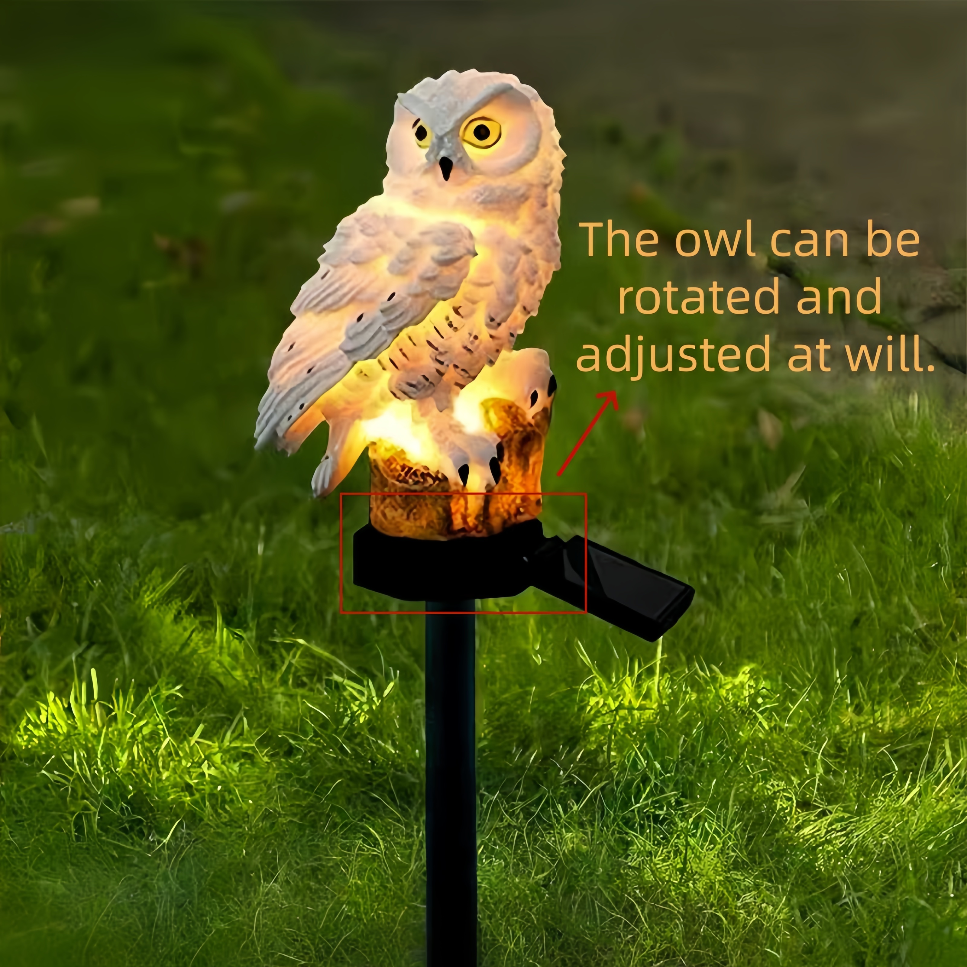 Solar Owl Garden Stake Light O - Outdoor Lighting Switch recensione e prezzo