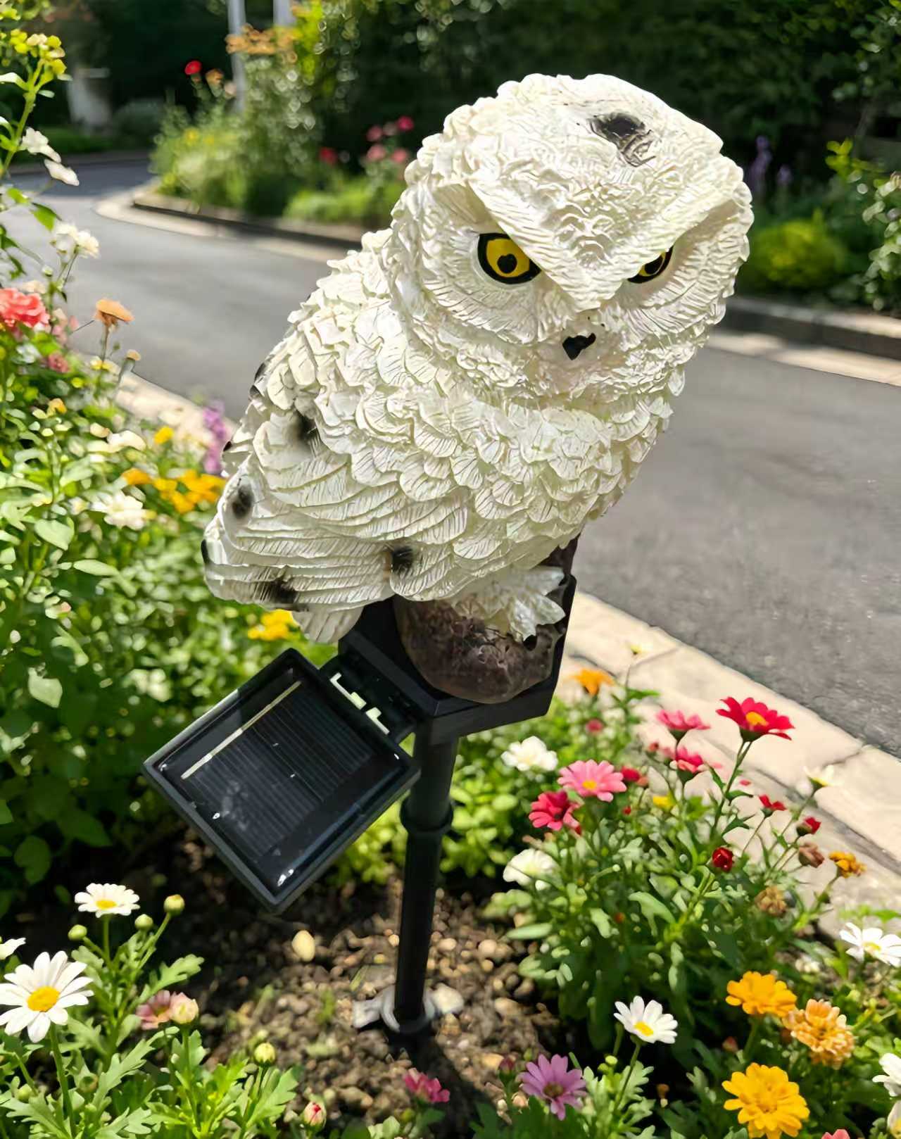 Solar Owl Garden Stake Light O - Outdoor Lighting Switch recensione e prezzo