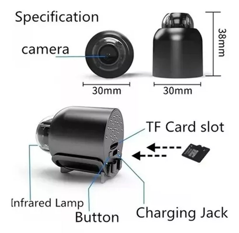 FHD 1080P Super Mini WiFi Came - Outdoor Lighting Mains Powered recensione e prezzo