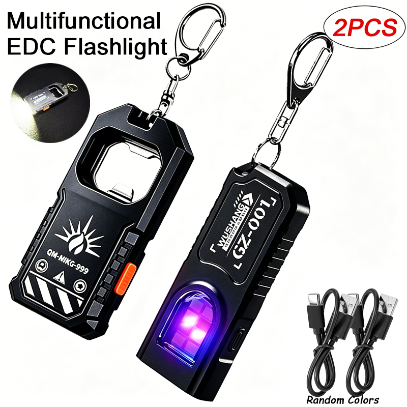 2Pcs Portable LED COB Keychain - Outdoor Lighting Guide recensione e prezzo