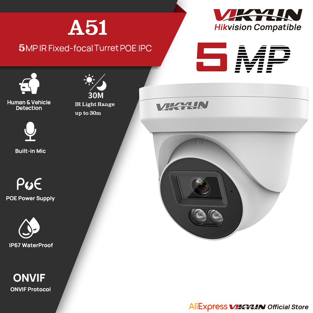 VIKYLIN 5MP IP Security Camera - Outdoor Lighting Mains Powered recensione e prezzo