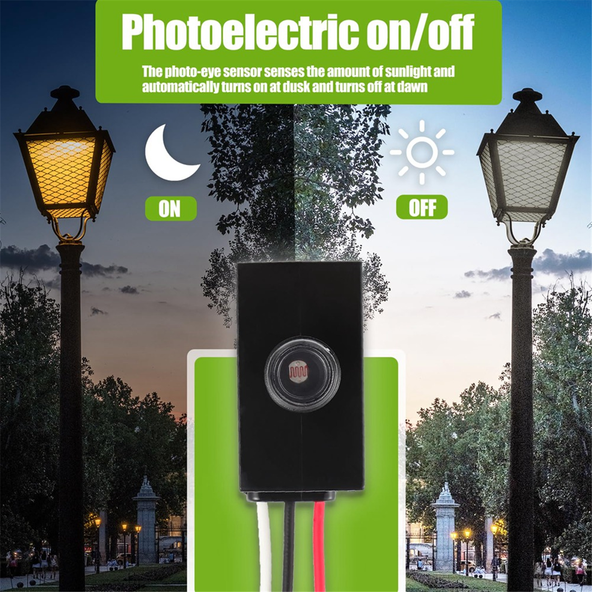 ABNJ Dusk to Dawn Sensor for O - Outdoor Lighting Switch recensione e prezzo