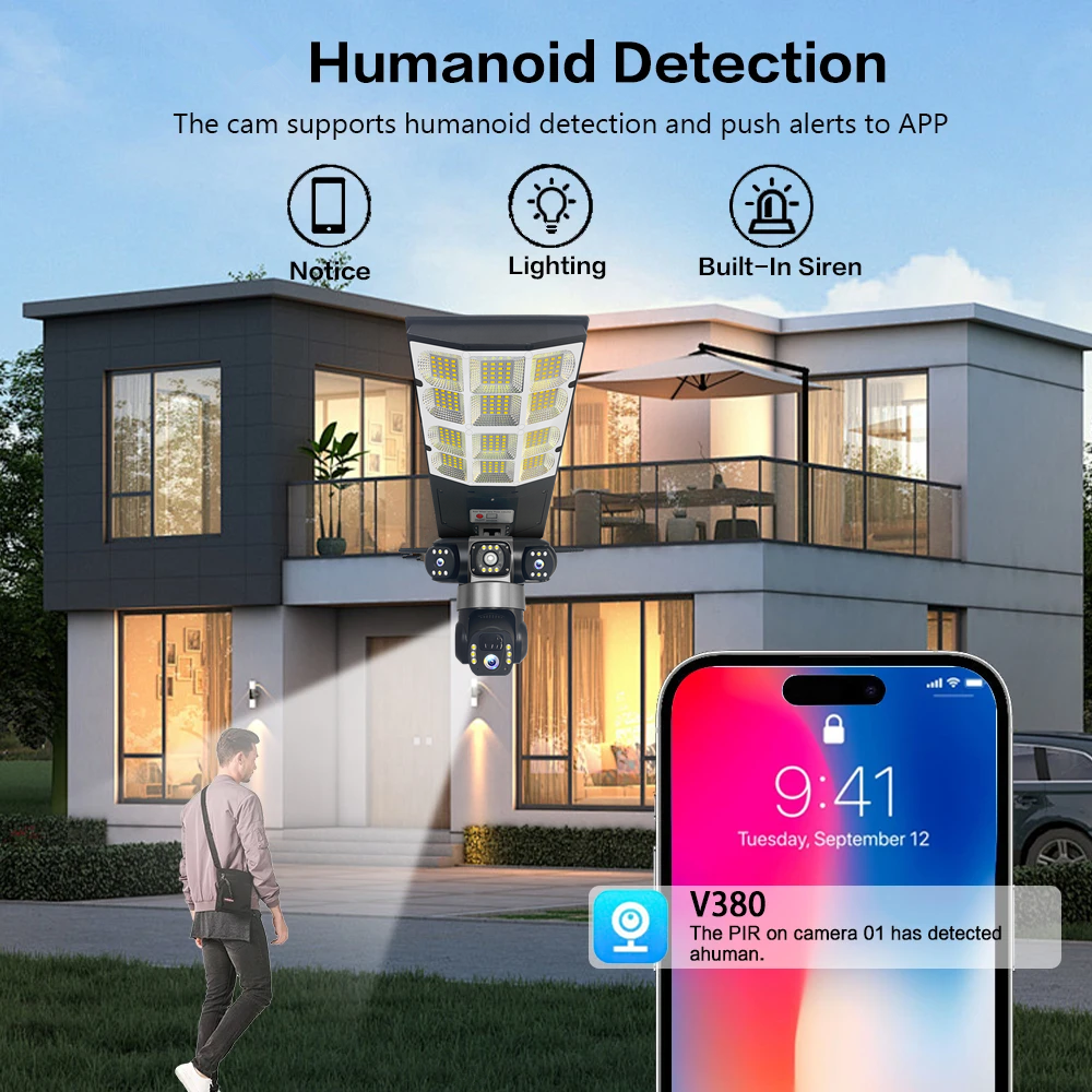 Solar 4G Street Light Camera 1 - Outdoor Lighting And Camera recensione e prezzo