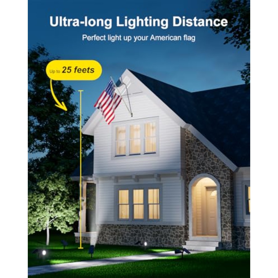 Solar Spotlights Outdoor Water - Outdoor Lighting Landscape recensione e prezzo