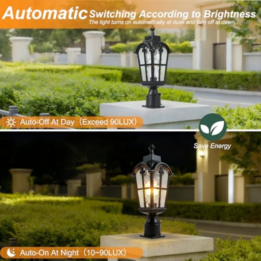 Sensor Outdoor Post Lights Wat - Outdoor Lighting Lamps recensione e prezzo