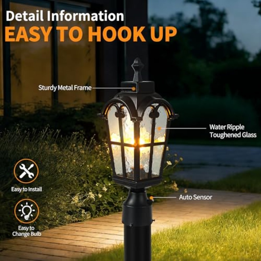 Sensor Outdoor Post Lights Wat - Outdoor Lighting Lamps recensione e prezzo