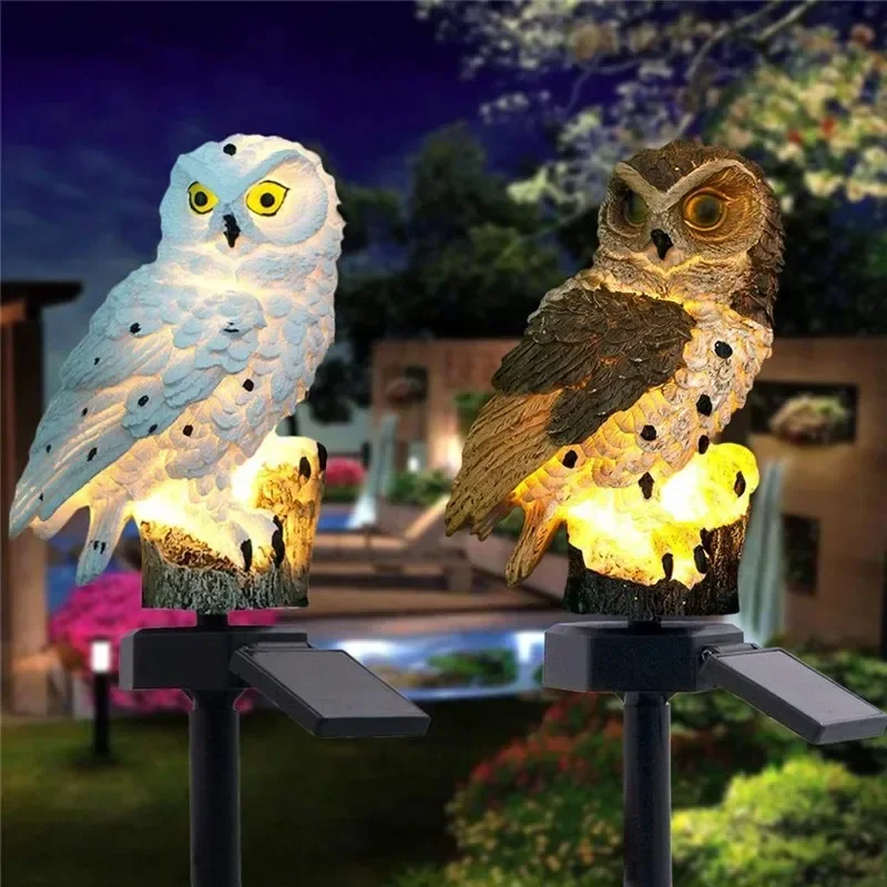 Solar Owl Statue Garden Light  - Outdoor Lighting Quality recensione e prezzo