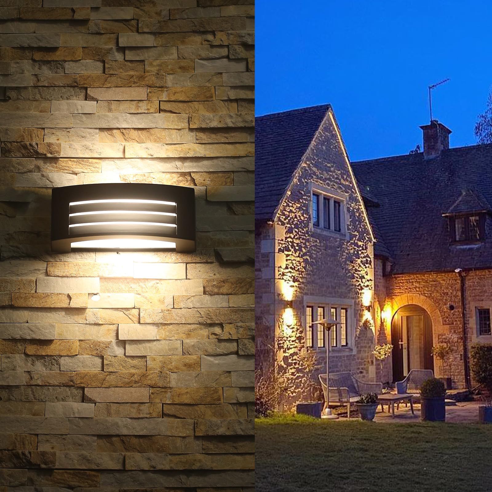 Outdoor Wall Light, Aluminum E - Outdoor Lighting Mains Powered recensione e prezzo