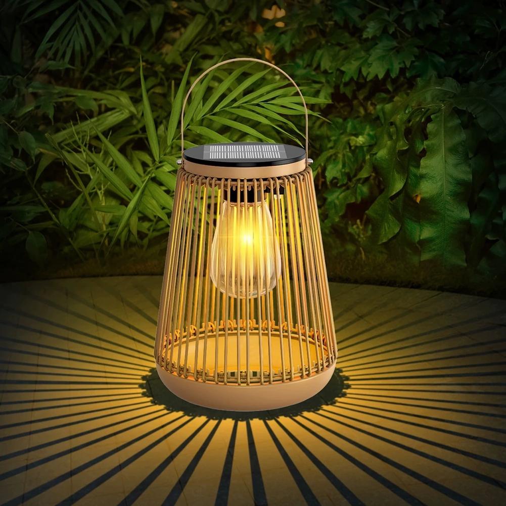 IP65 Waterproof Solar Rattan L - Outdoor Lighting Lamps recensione e prezzo