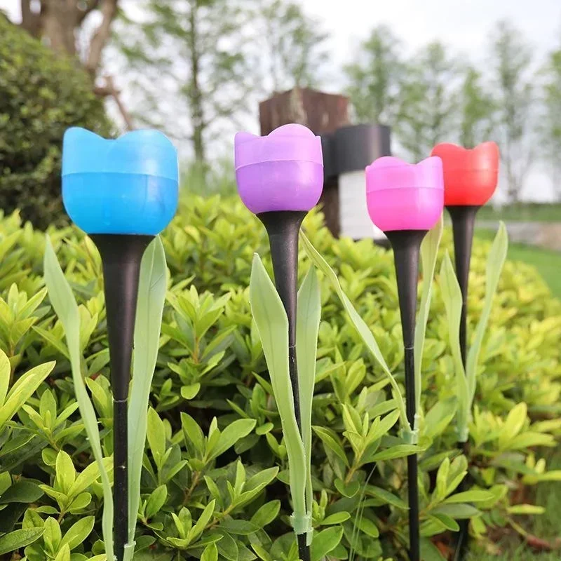 1Pcs Garden Tulip Flower Shape - Outdoor Lighting Effects recensione e prezzo