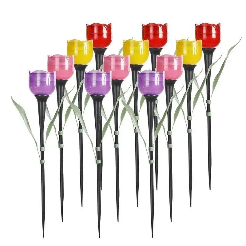 1Pcs Garden Tulip Flower Shape - Outdoor Lighting Effects recensione e prezzo