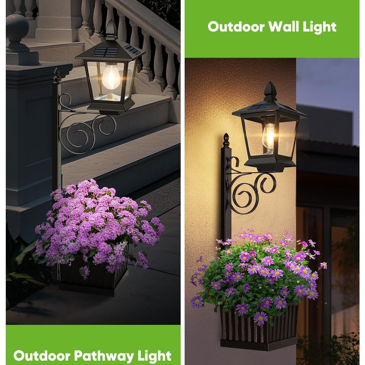 2-in-1 Solar Garden Planter La - Outdoor Lighting Lamps recensione e prezzo