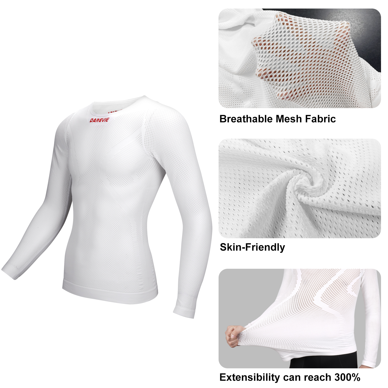 DAREVIE Cycling Base Layer Lig - Outdoor Lighting Jersey recensione e prezzo