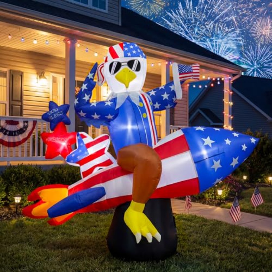 Outdoor 6ft inflatable America - Outdoor Lighting Effects recensione e prezzo