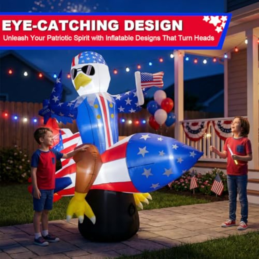 Outdoor 6ft inflatable America - Outdoor Lighting Effects recensione e prezzo