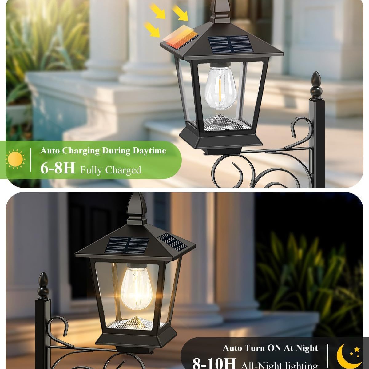 Solar Powered 2-in-1 Flower Po - Outdoor Lighting Lamps recensione e prezzo
