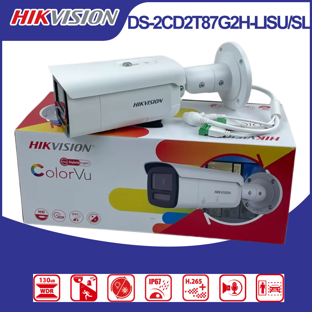 Hikvision DS-2CD2T87G2H-LISU/S - Outdoor Lighting Mains Powered recensione e prezzo