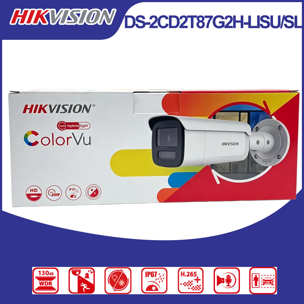 Hikvision DS-2CD2T87G2H-LISU/S - Outdoor Lighting Mains Powered recensione e prezzo