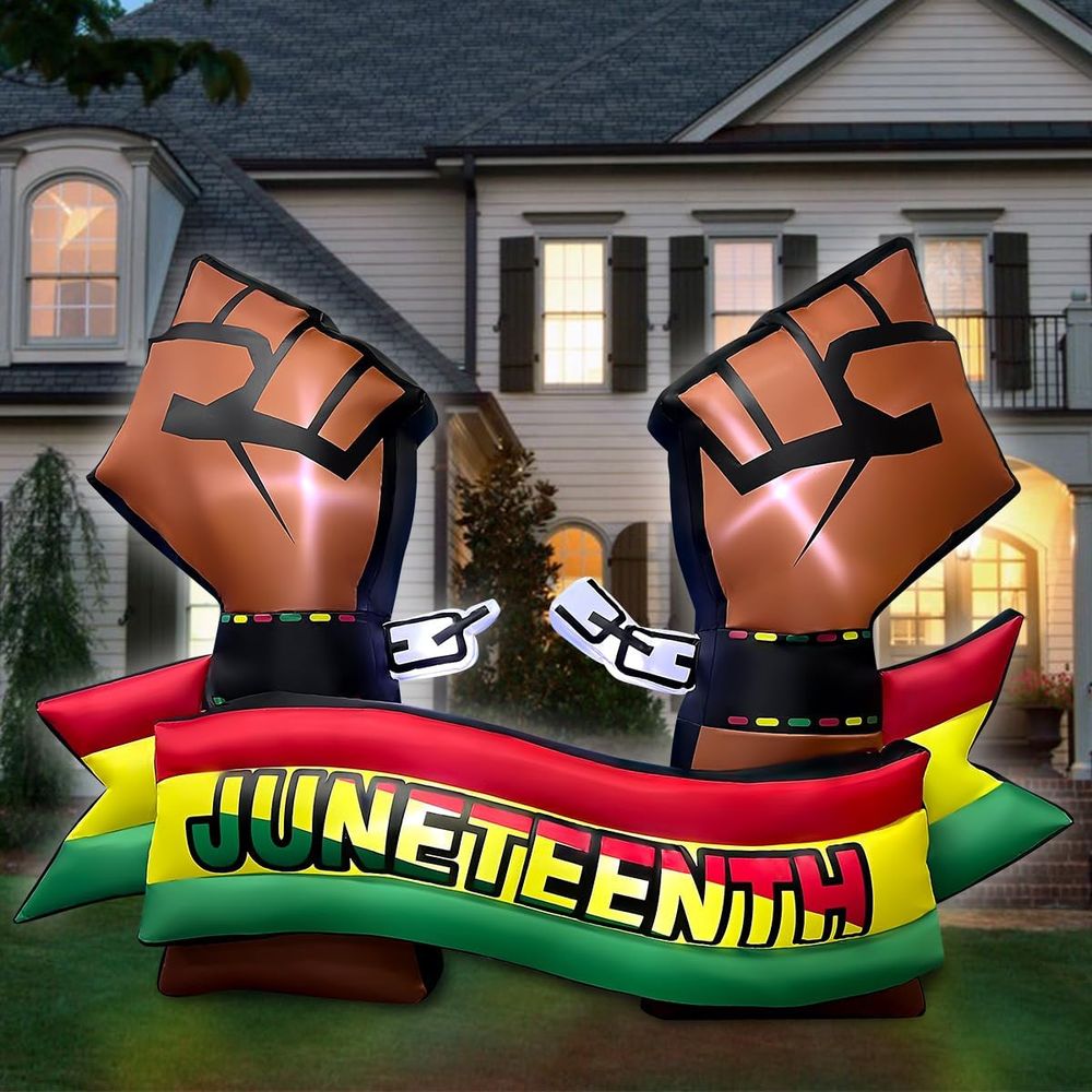 6.5FT Long Juneteenth Iatables - Outdoor Lighting Effects recensione e prezzo