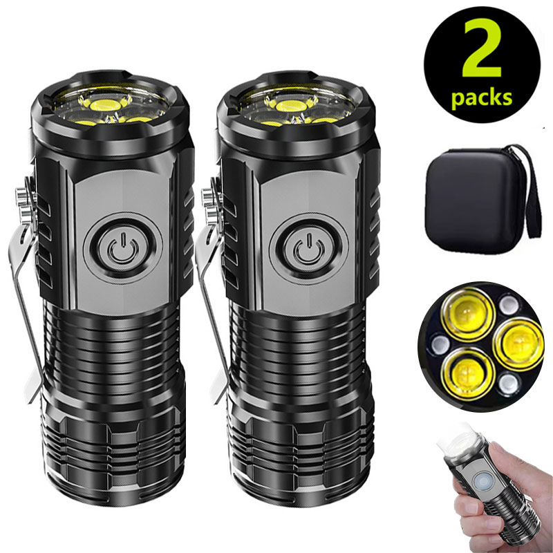 Mini 3LED Flashlight With Pen  - Outdoor Lighting Quality recensione e prezzo
