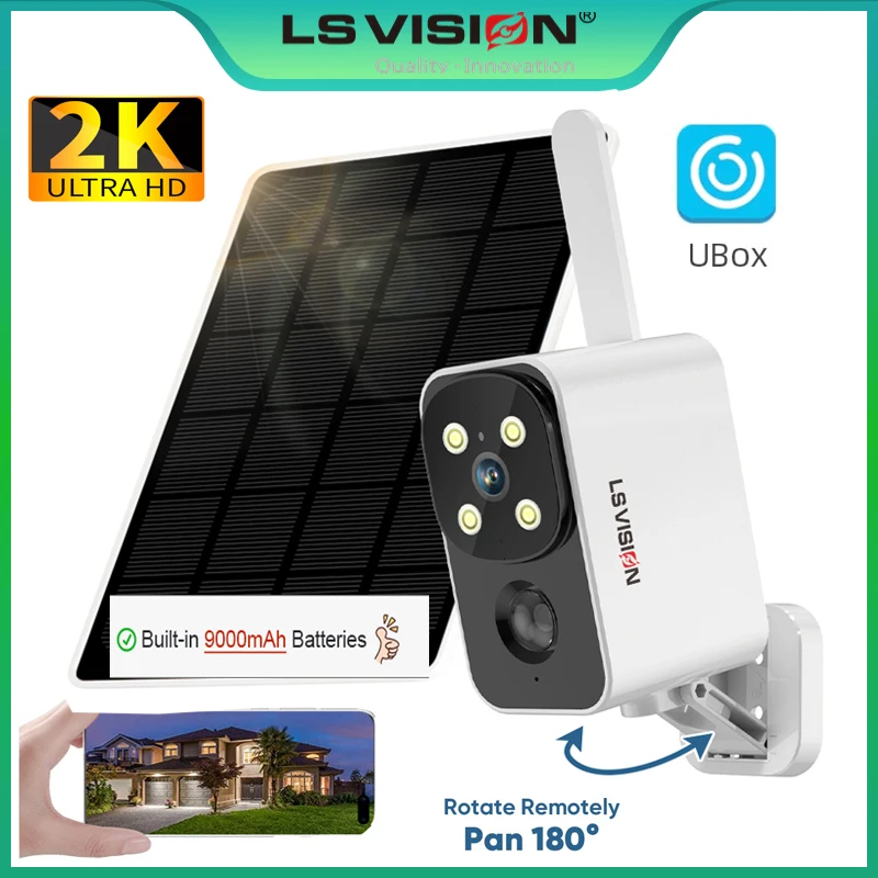LS VISION Outdoor Solar Camera - Outdoor Lighting And Camera recensione e prezzo
