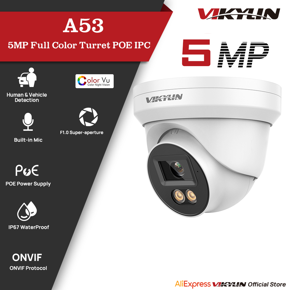 VIKYLIN 5MP IP Security Camera - Outdoor Lighting Mains Powered recensione e prezzo