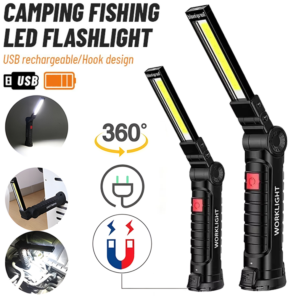 LED COB Flashlight USB Recharg - Outdoor Lighting Guide recensione e prezzo